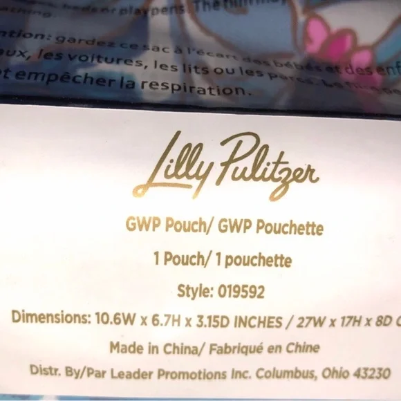 NWT Lilly Pulitzer Travel Bag Set, Duffle, Tote, and Pouch - Picture 8 of 8